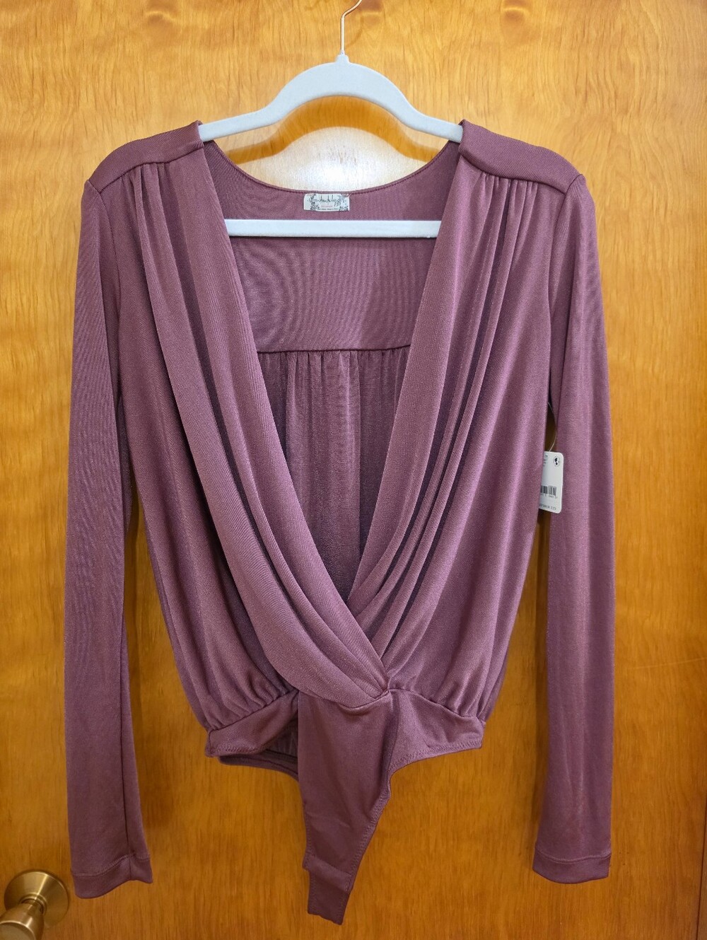 Free People - Turnt Bodysuit - Smokey Wings (Mauve)
